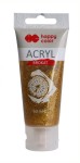 Farba akrylowa 60ml brokatowa ZŁOTA /7313