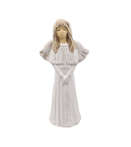 Figurka ceramiczna ANIOŁ 24cm "Lola" biały /50605-B
