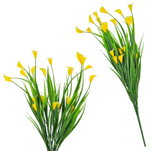 Bukiet KALLA żółta mini - 7 gałązek - dodatek florystyczny /92080-Y