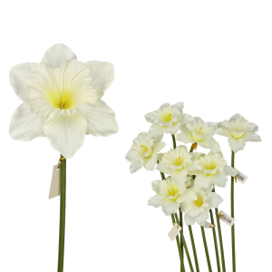 Kwiat ŻONKIL biały 50cm /54154-B