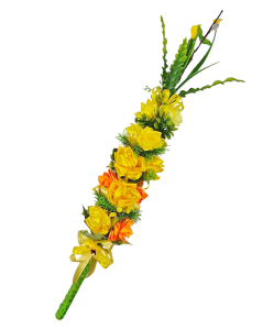 PALMA wielkanocna (rękodzieło) ŻÓŁTA 63cm /81022-Y