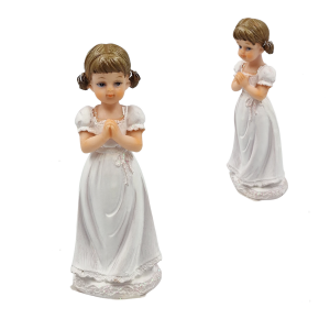 Figurka ceramiczna - komunia DZIEWCZYNKA 16cm /91947-DZ