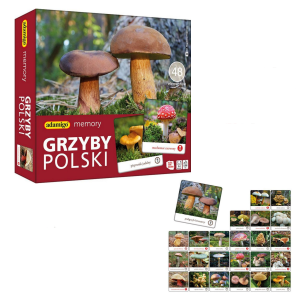 Gra edukacyjna pamięciowa GRZYBY POLSKI /07912