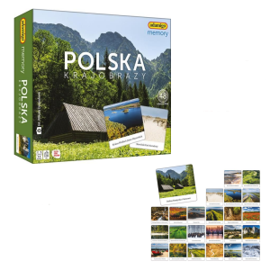 Gra edukacyjna pamięciowa KRAJOBRAZY POLSKI /07899