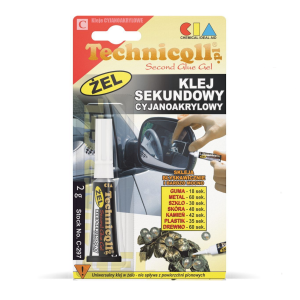 Klej sekundowy 2g żel Technicqll /00297
