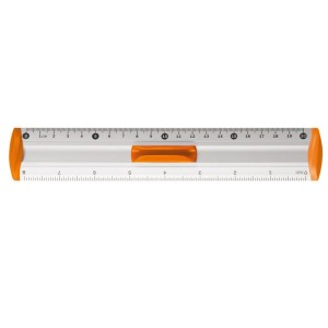 Linijka aluminiowa 20cm z uchwytem na ołówek TETIS /9703