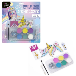 Farbki do malowania twarzy 7 kol. UNICORN /85507