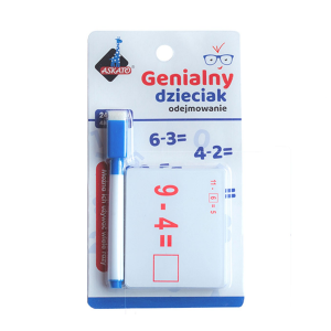 Fiszki arytmetyczne ODEJMOWANIE Genialny Dzieciak /10196