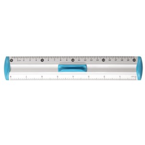 Linijka aluminiowa 20cm z uchwytem na ołówek TETIS /9727