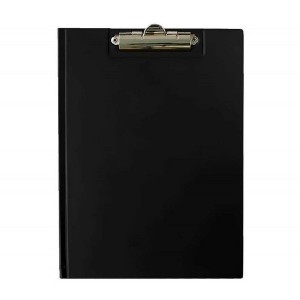 Clipboard A4 DESKA z klipem zamykana TECZKA czarna /31105