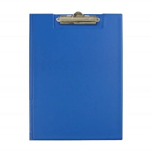 Clipboard A4 DESKA z klipem zamykana TECZKA niebieska /31082