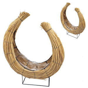 Koszyk - osłonka naturalna KSIĘŻYC 48cm RATTAN do kompozycji /67936