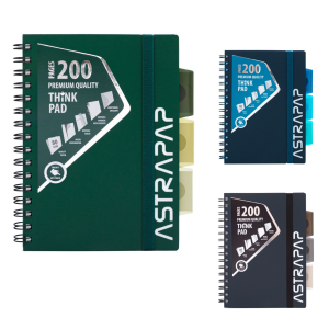 Kołozeszyt PP Astrapap A5/100k. w kratkę - 3 przekładki /99061