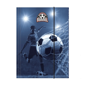 Teczka szkolna z gumką A4 FOOTBALL /04123