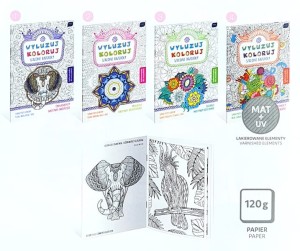 Kolorowanka antystresowa MIX wzorów /7200