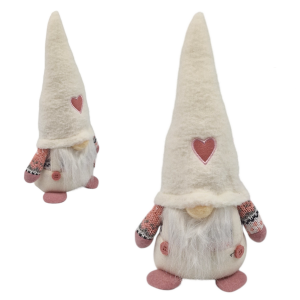 Skrzat brodaty GNOM 25cm KRASNAL biały /36446-B