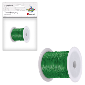 Drucik florystyczny 0,3mm ZIELONY 20m /53051