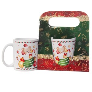 Kubek ceramiczny świąteczny MIŚ /82236