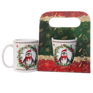 Kubek ceramiczny świąteczny PINGWINEK /82243