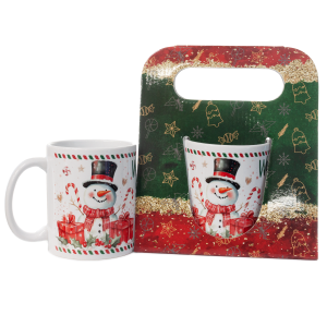 Kubek ceramiczny świąteczny BAŁWANEK /82212