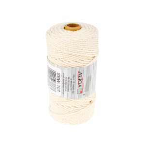 Sznurek bawełniany skręcany 3mm/100m ECRU /78663