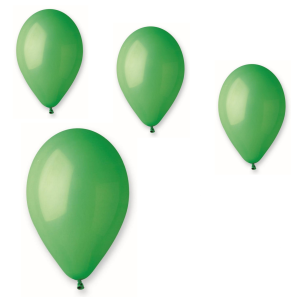 Balony ZIELONE 20szt - 10" 26cm pastelowe /91212
