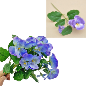 Bratki - gałązka 2 kwiaty - 33cm /97749-983