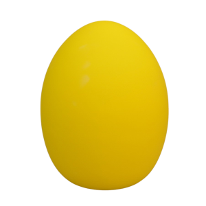 Jajko ceramiczne 12cm ŻÓŁTE gumowane /96536