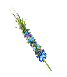 PALMA wielkanocna (rękodzieło) NIEBIESKA 66cm /58062-BL