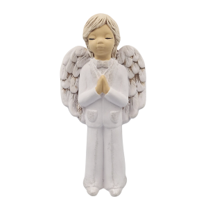 Figurka ceramiczna ANIOŁ - komunia CHŁOPIEC 27cm /54238-BZD