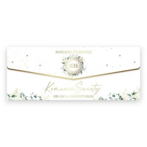 Karnet LUX 3D Pamiątka I Komunii św. od Ojca Chrzestnego /94661-14420