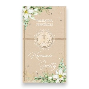 Karnet okolicznościowy 3D Pamiątka I Komunii św. GMP-49 /94784-93553