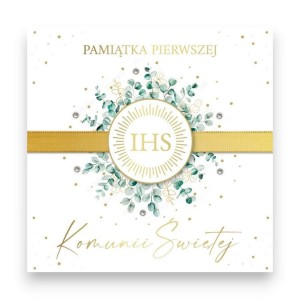 Karnet okolicznościowy 3D Pamiątka I Komunii św. KL-15 /94449-98466
