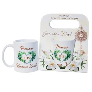 Kubek ceramiczny PAMIĄTKA I Komunii Św. /86012