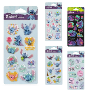 Naklejki dekoracyjne wypukłe Pop Up STITCH mix wzorów /81580