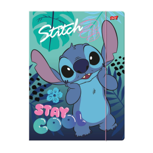 Teczka szkolna A4 z gumką STITCH Aloha Disney /86504