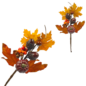 Gałązka jesienna - dodatek florystyczny 32 cm bukiecik /24041