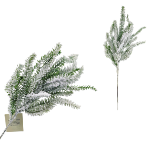 Gałązka ozdobna BN ŚWIERK ośnieżony 50cm /60946
