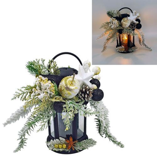 lampion zdobiony czarny LED.png