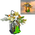 lampion zdobiony czarny LED-1CZ.png