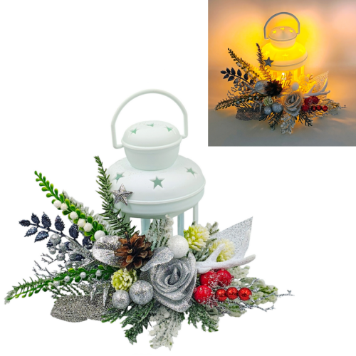 lampion zdobiony biały LED-2S.png