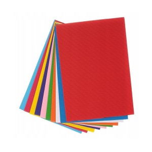 Tektura falista 25x35cm 10 kolorów MIX /32175