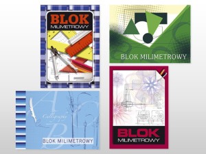 Blok milimetrowy A4 10k. /1254