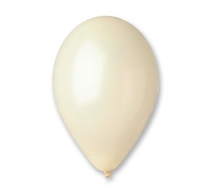 Balony metalik 10" 100szt ECRU (58) /