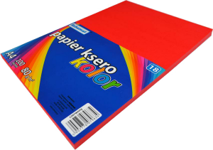  Papier ksero (18) CZERWONY A4/100k /9634