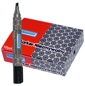  Marker perman. CZARNY końc. ścięta /3145