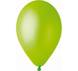 Balony metalik 10" 100szt ZIELONE JASNE (67) /
