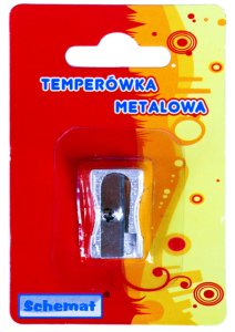  Temperówka metalowa 1-ostrzowa blist. /7685