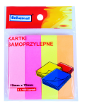 Zakładki indeksujące - znaczniki samoprzyl. 19x76mm 4kol.x100 /0762