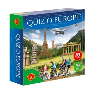  Gra planszowa edukacyjna QUIZ O EUROPIE /4434